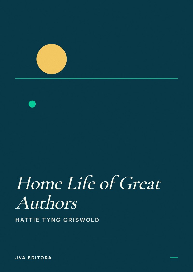 Copertina di Home Life of Great Authors