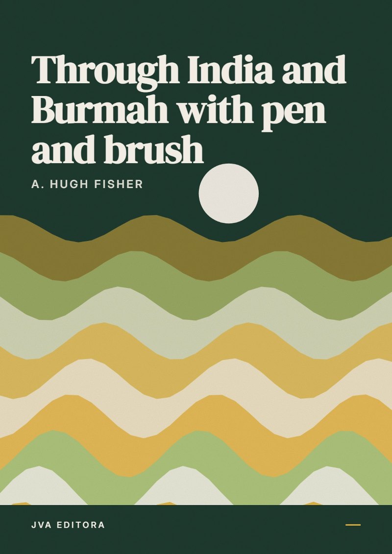 《Through India and Burmah with pen and brush》封面