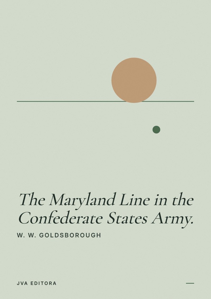《The Maryland Line in the Confederate States Army.》封面