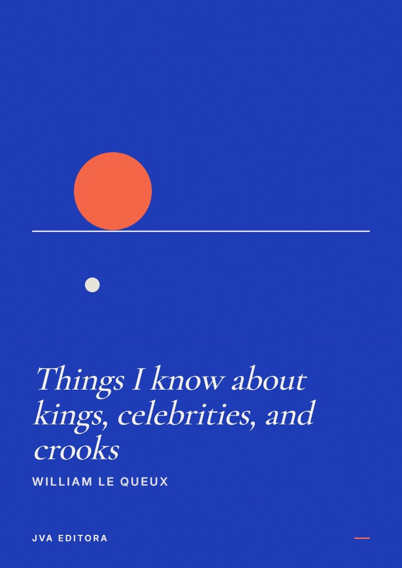 《Things I know about kings, celebrities, and crooks》封面