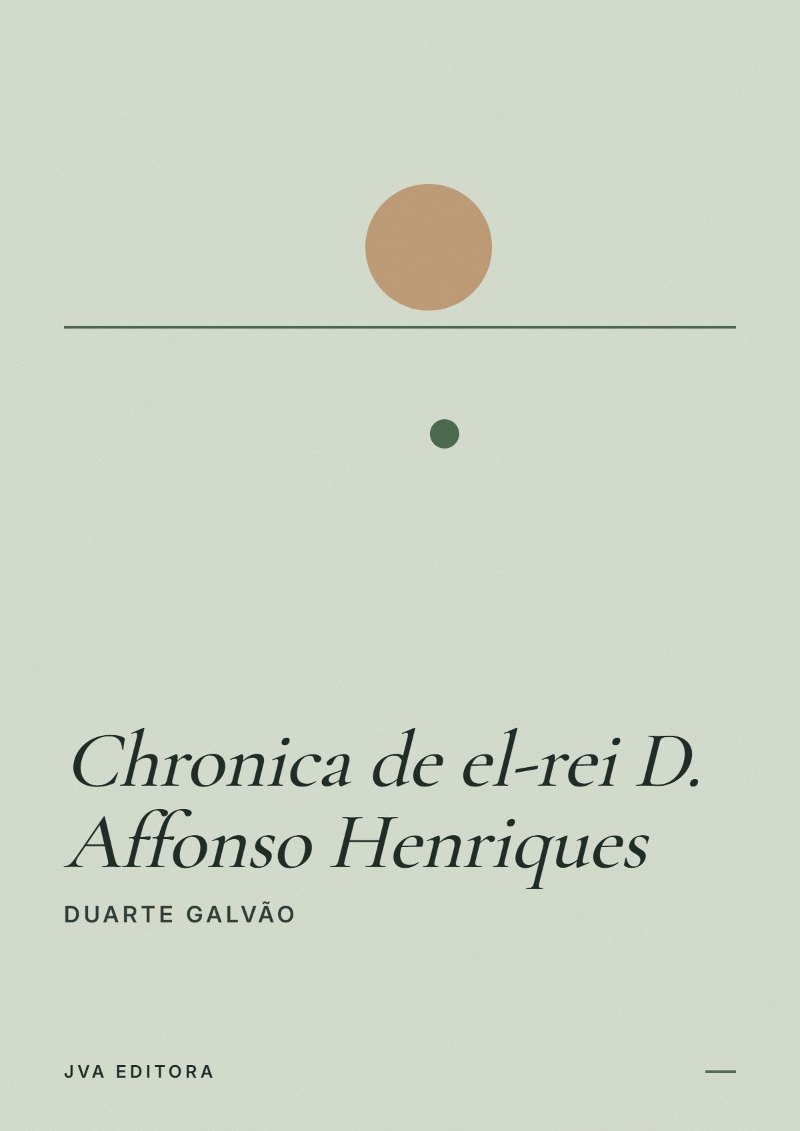Capa de Chronica de el-rei D. Affonso Henriques