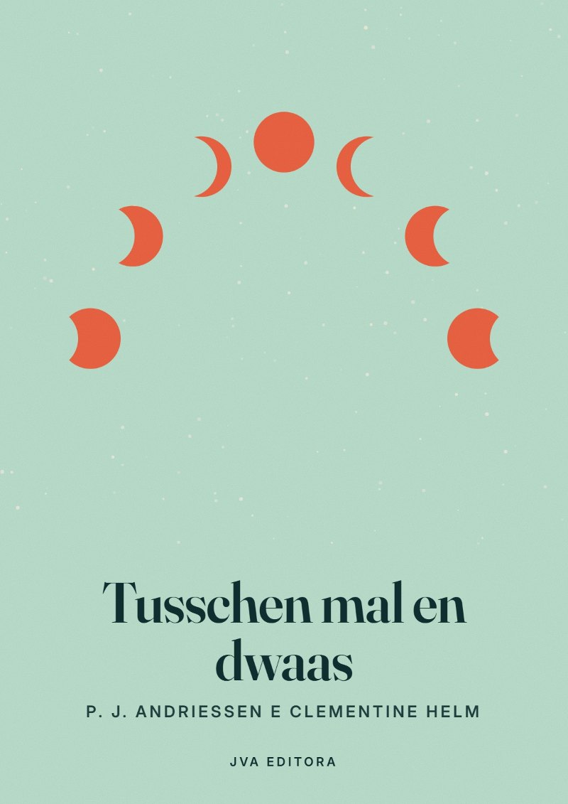 Copertina di Tusschen mal en dwaas