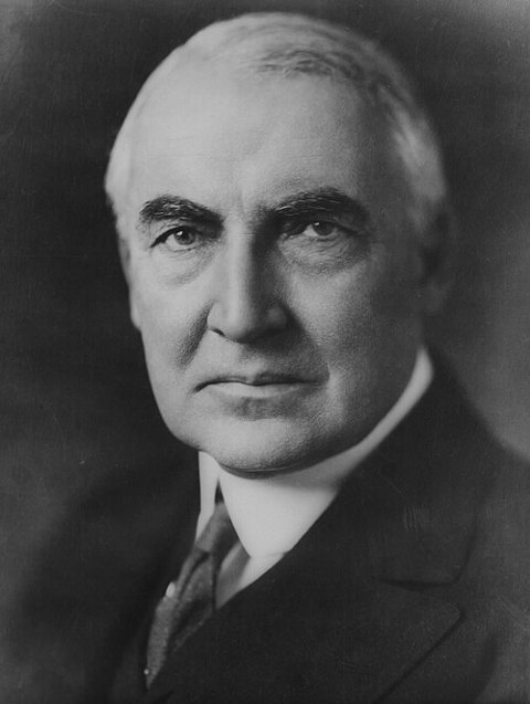Retrato de Warren G. Harding