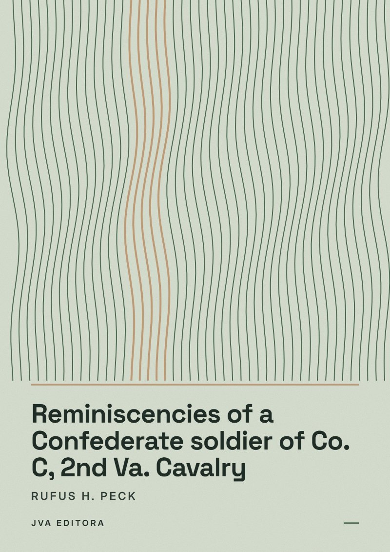 Capa de Reminiscencies of a Confederate soldier of Co. C, 2nd Va. Cavalry