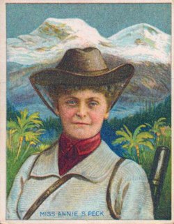 Porträt von Annie S. Peck