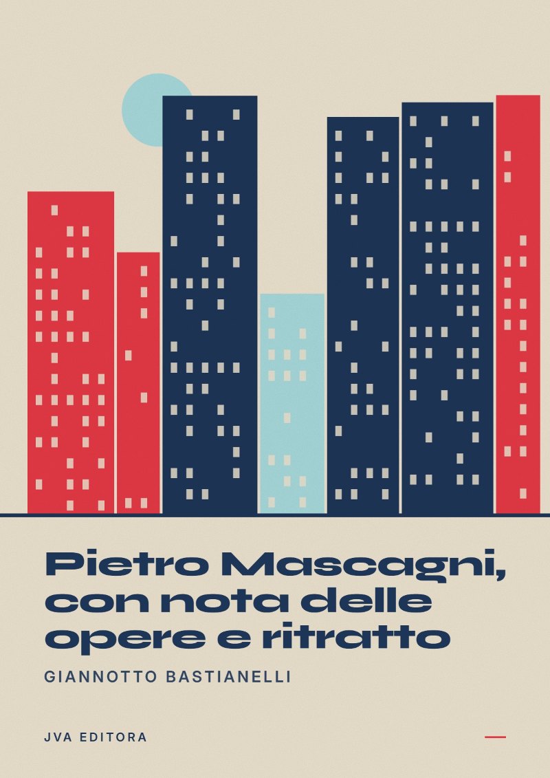 Cover von Pietro Mascagni, con nota delle opere e ritratto