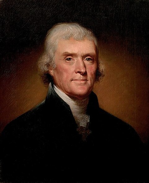 Thomas Jefferson的肖像