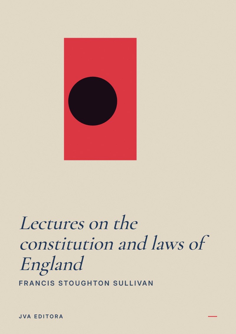 《Lectures on the constitution and laws of England》封面