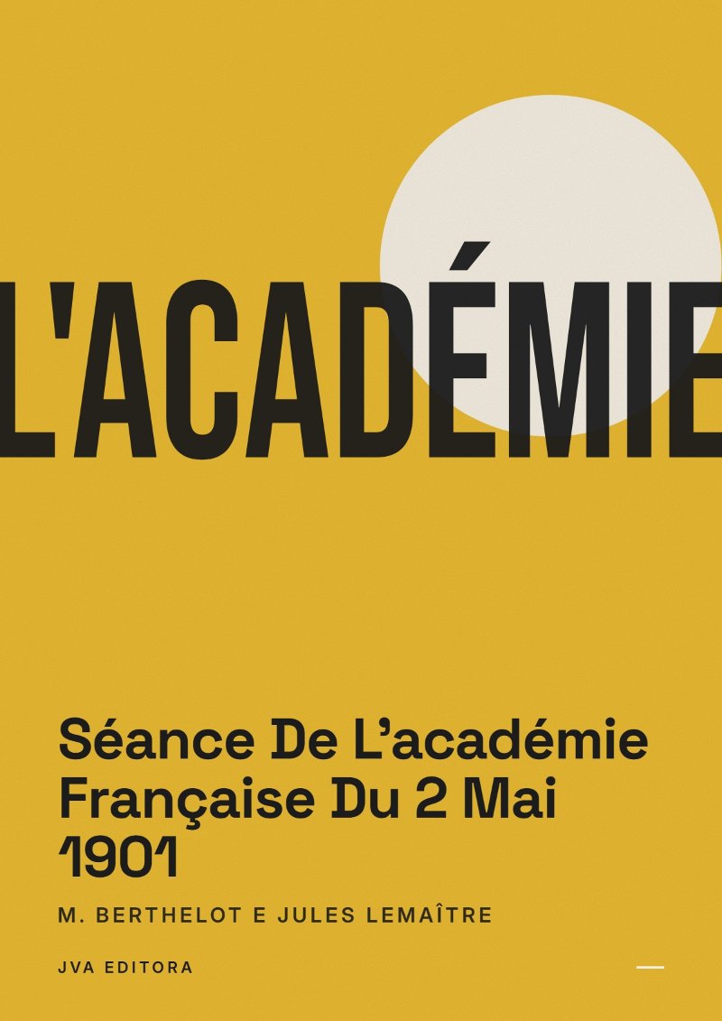Capa de Séance De L'académie Française Du 2 Mai 1901