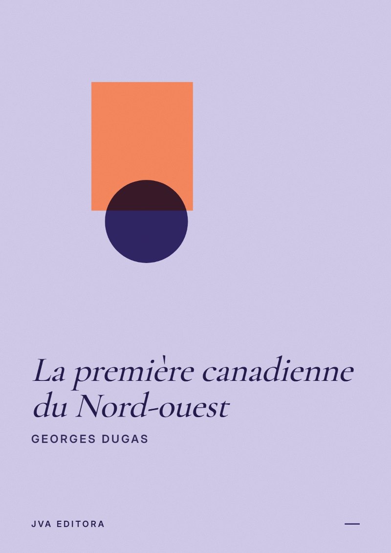 《La première canadienne du Nord-ouest》封面