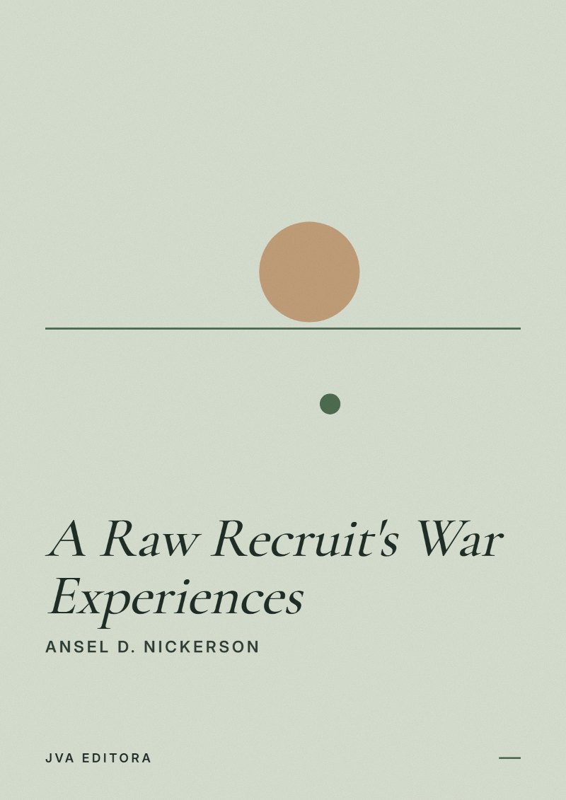 Εξώφυλλο του A Raw Recruit's War Experiences