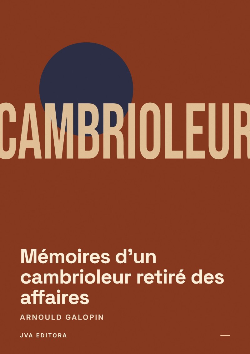Capa de Mémoires d'un cambrioleur retiré des affaires