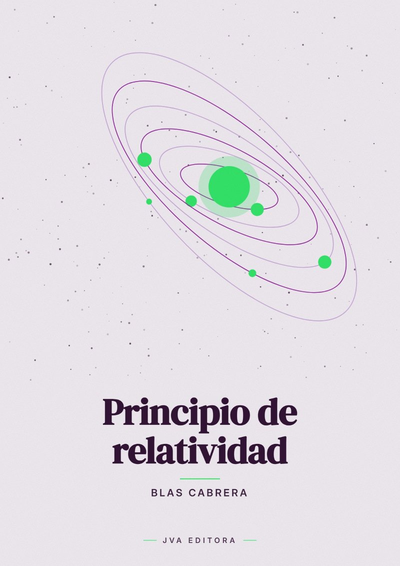 《Principio de relatividad》封面