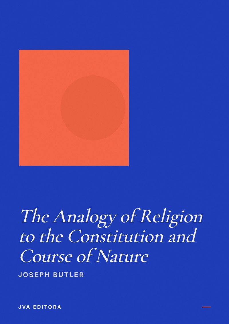 Capa de The Analogy of Religion to the Constitution and Course of Nature