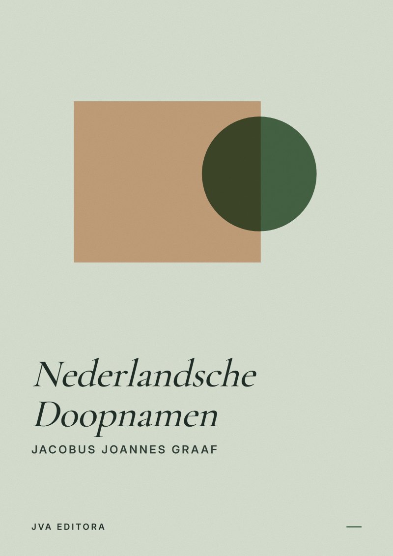 Capa de Nederlandsche Doopnamen