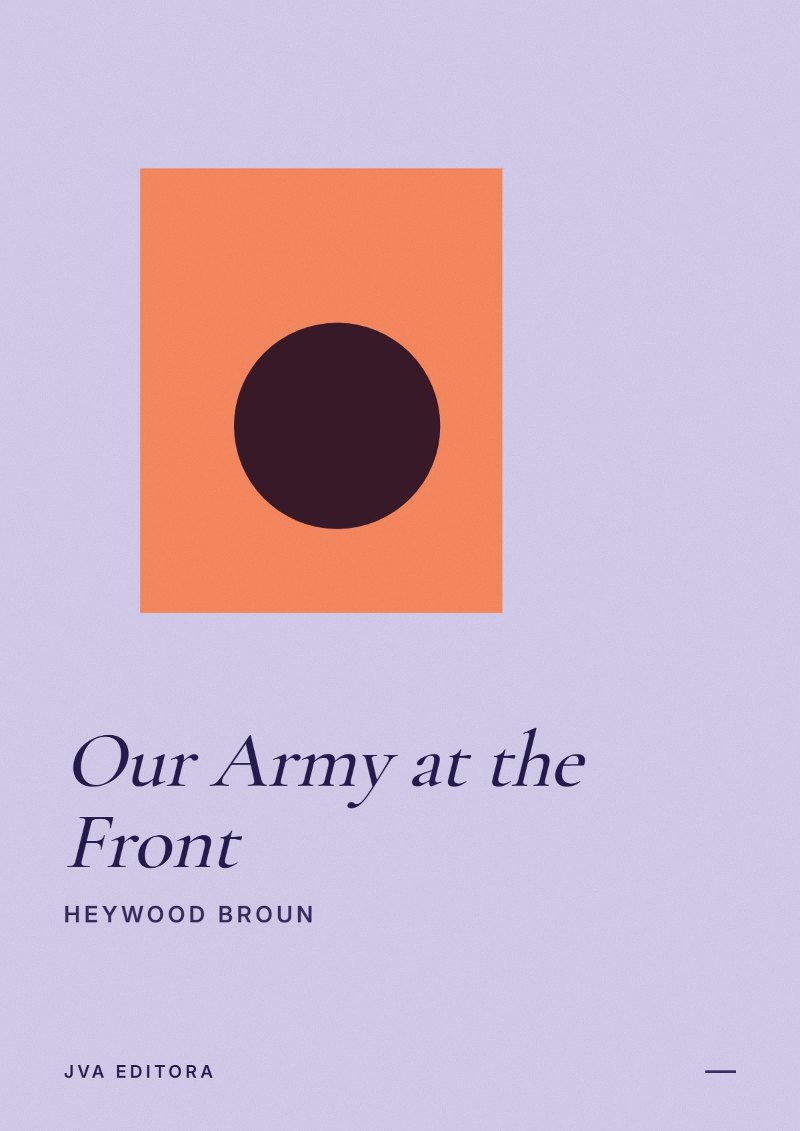 Capa de Our Army at the Front
