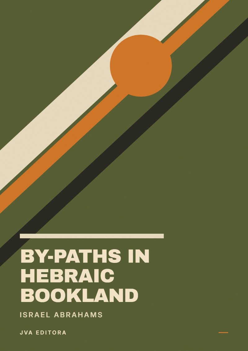 Cover von By-paths in Hebraic bookland