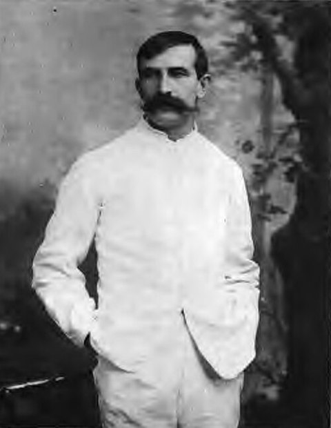 Porträt von Louis Becke