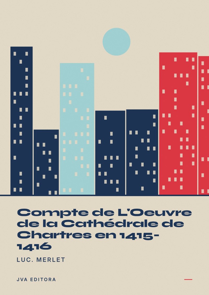 Capa de Compte de L'Oeuvre de la Cathédrale de Chartres en 1415-1416