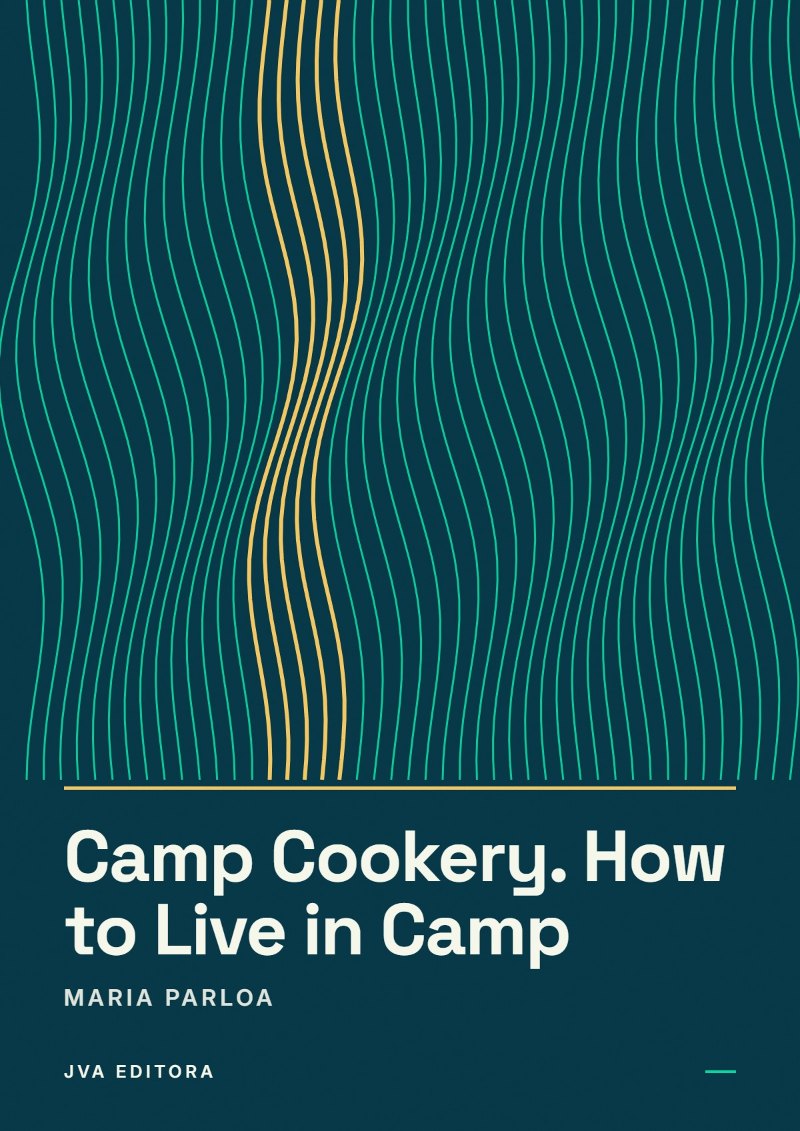 Capa de Camp Cookery. How to Live in Camp