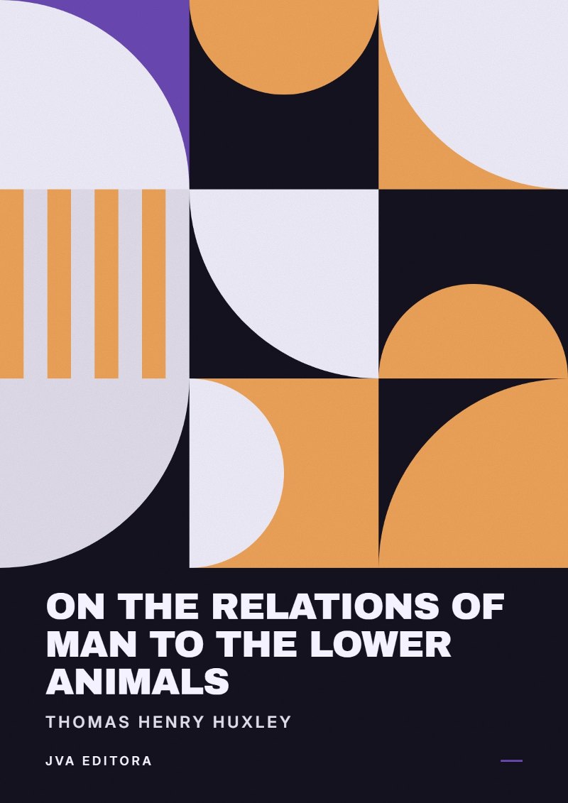 Copertina di On the Relations of Man to the Lower Animals