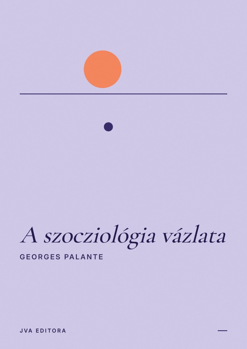 Couverture de A szocziológia vázlata