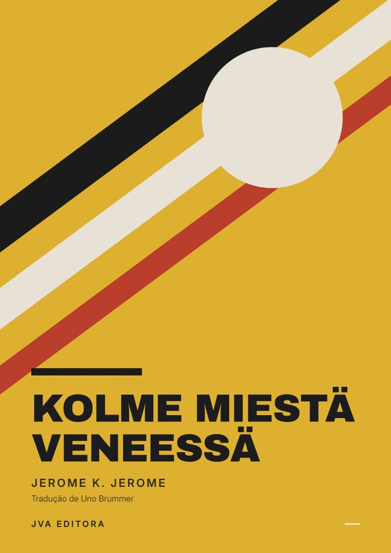 Εξώφυλλο του Kolme miestä veneessä