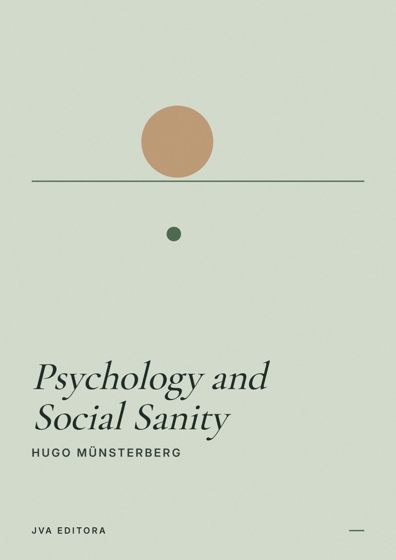 Cover of Psychology and Social Sanity