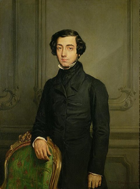 Retrato de Alexis de Tocqueville