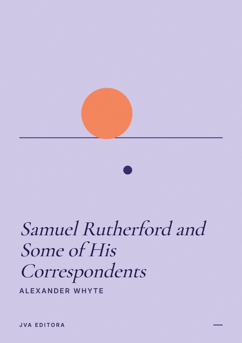 《Samuel Rutherford and Some of His Correspondents》封面