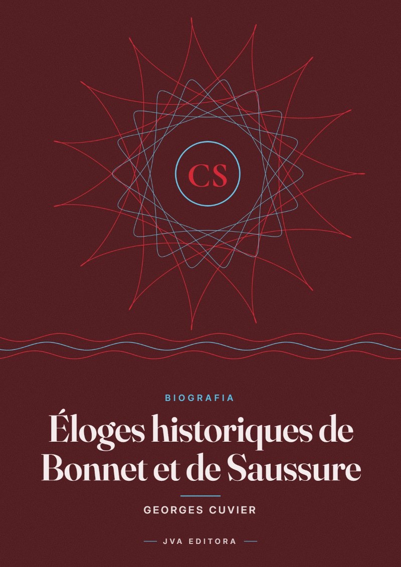 Capa de Éloges historiques de Bonnet et de Saussure