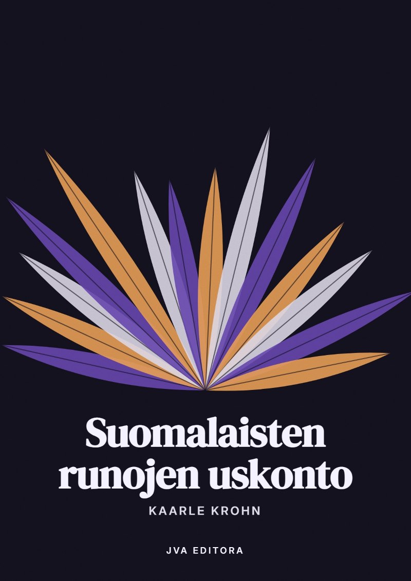 Portada de Suomalaisten runojen uskonto