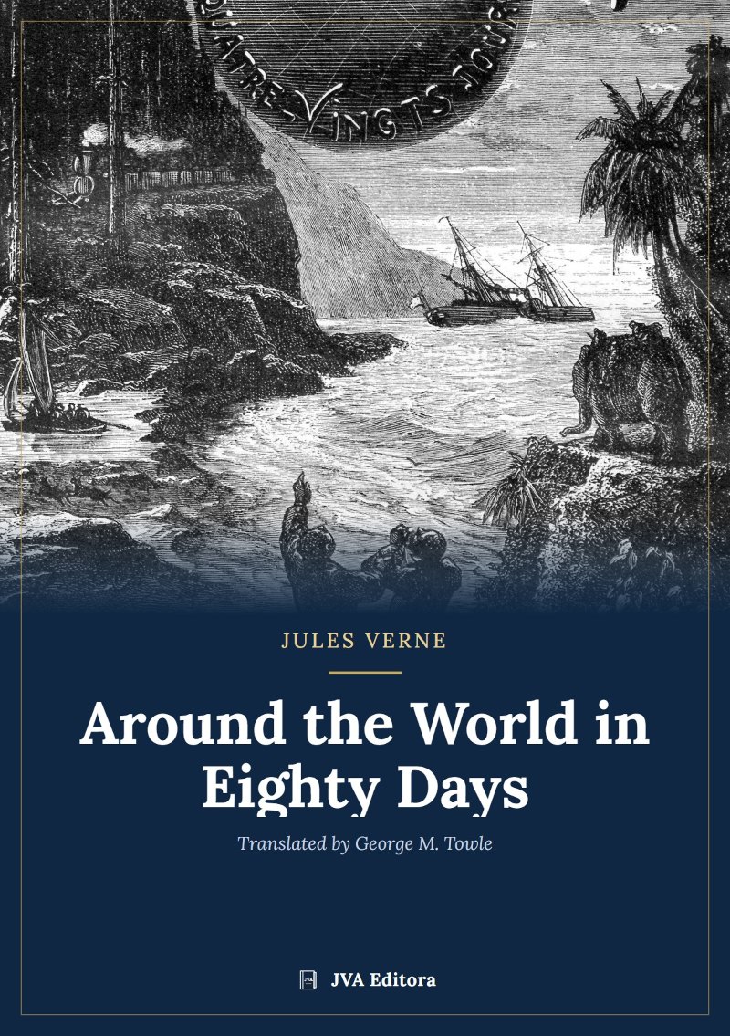 Capa de Around the World in Eighty Days