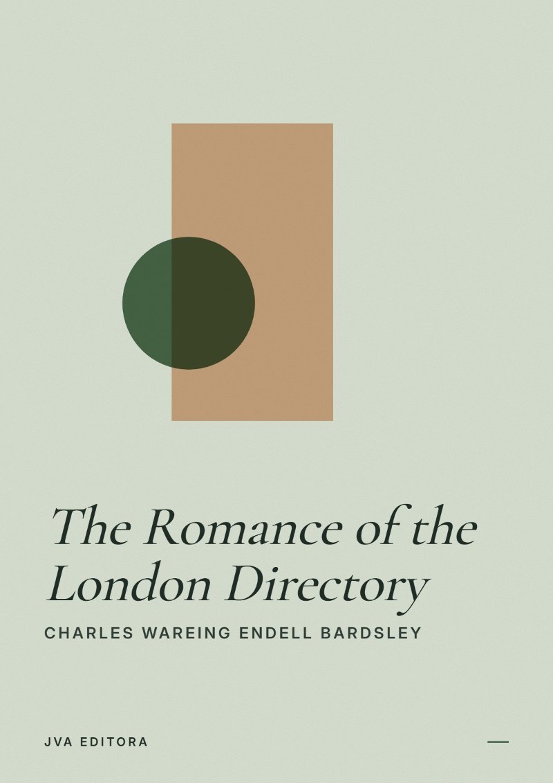 Capa de The Romance of the London Directory