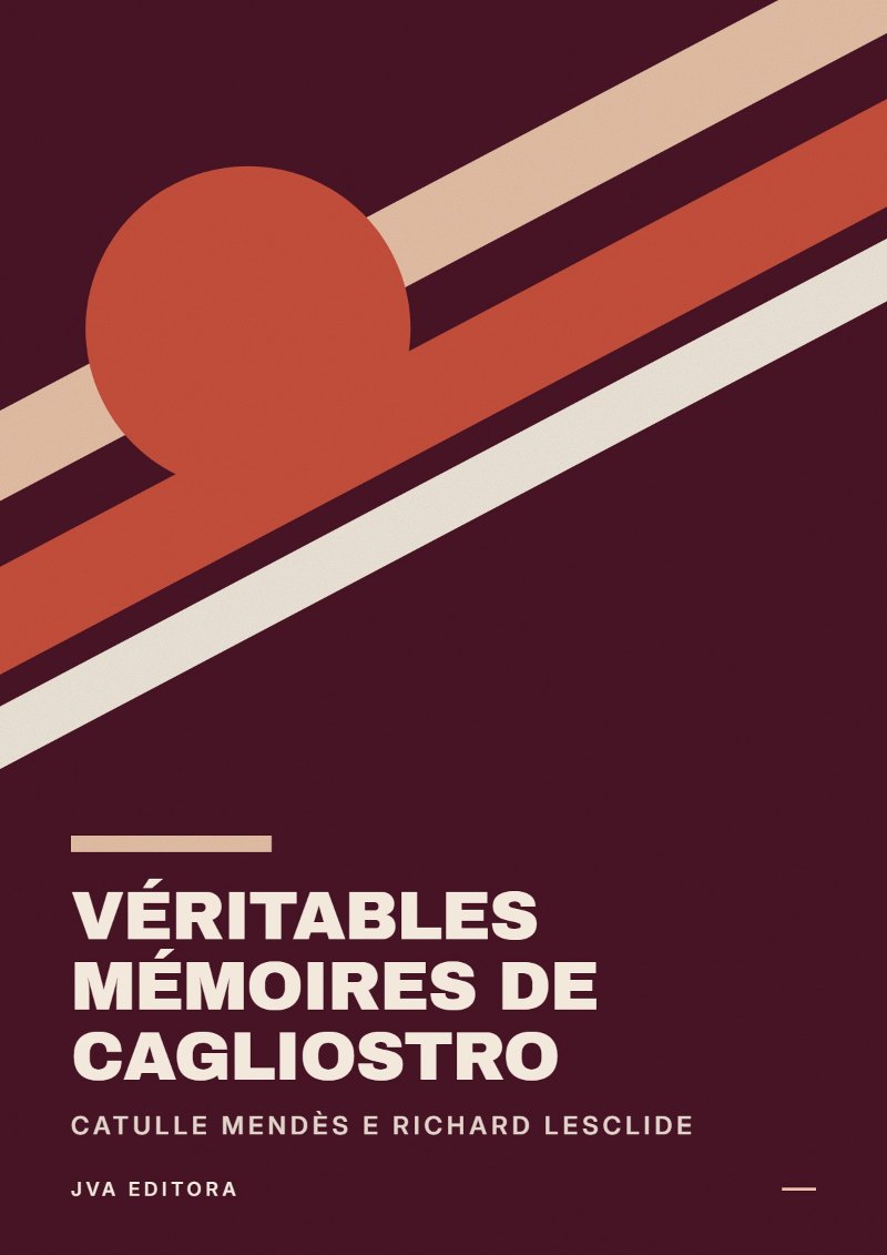 Cover of Véritables mémoires de Cagliostro