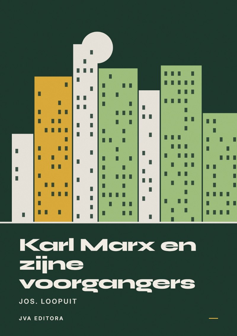 Εξώφυλλο του Karl Marx en zijne voorgangers