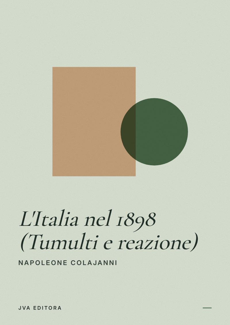 Εξώφυλλο του L'Italia nel 1898 (Tumulti e reazione)