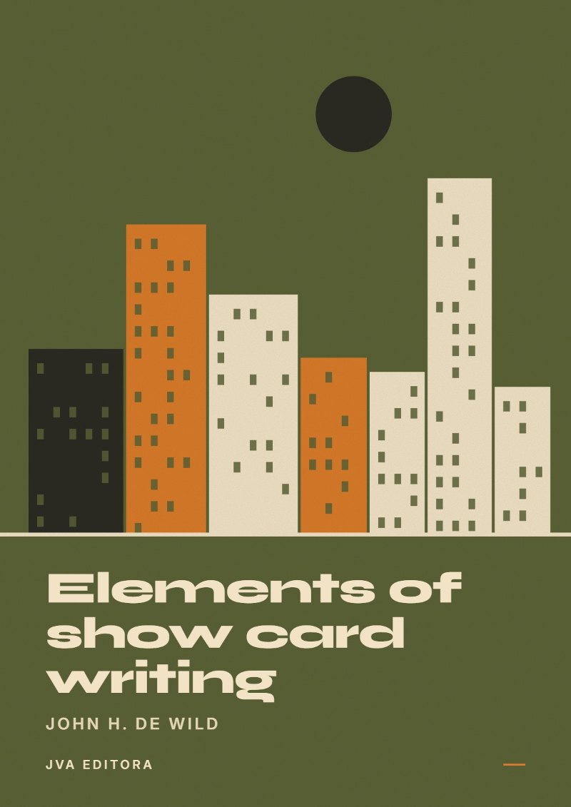 Cover von Elements of show card writing