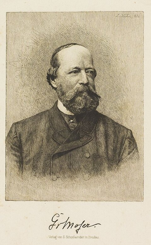 Porträt von Gustav von Moser