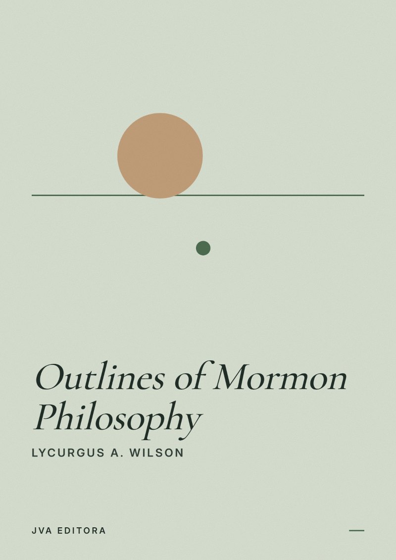 Capa de Outlines of Mormon Philosophy