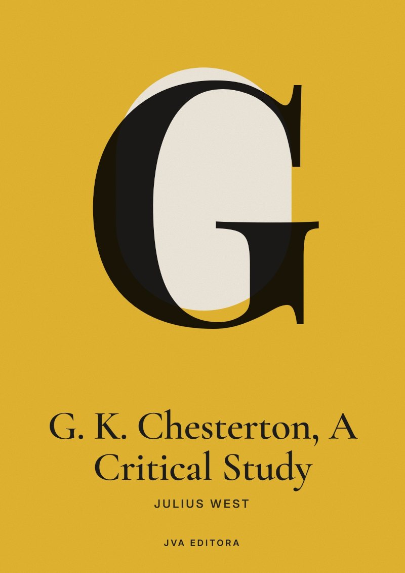 Cover of G. K. Chesterton, A Critical Study