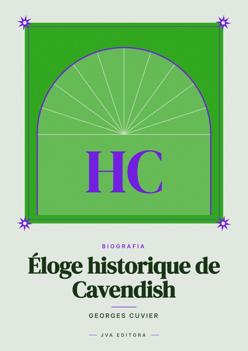 Capa de Éloge historique de Cavendish