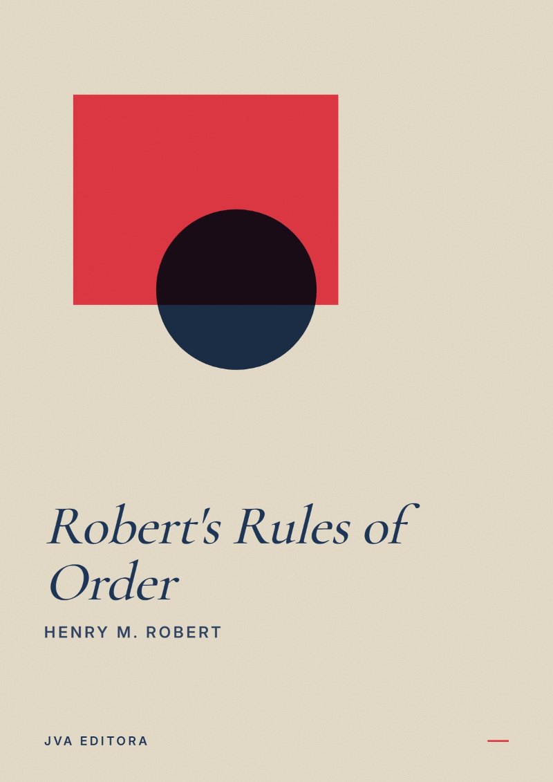 Couverture de Robert's Rules of Order