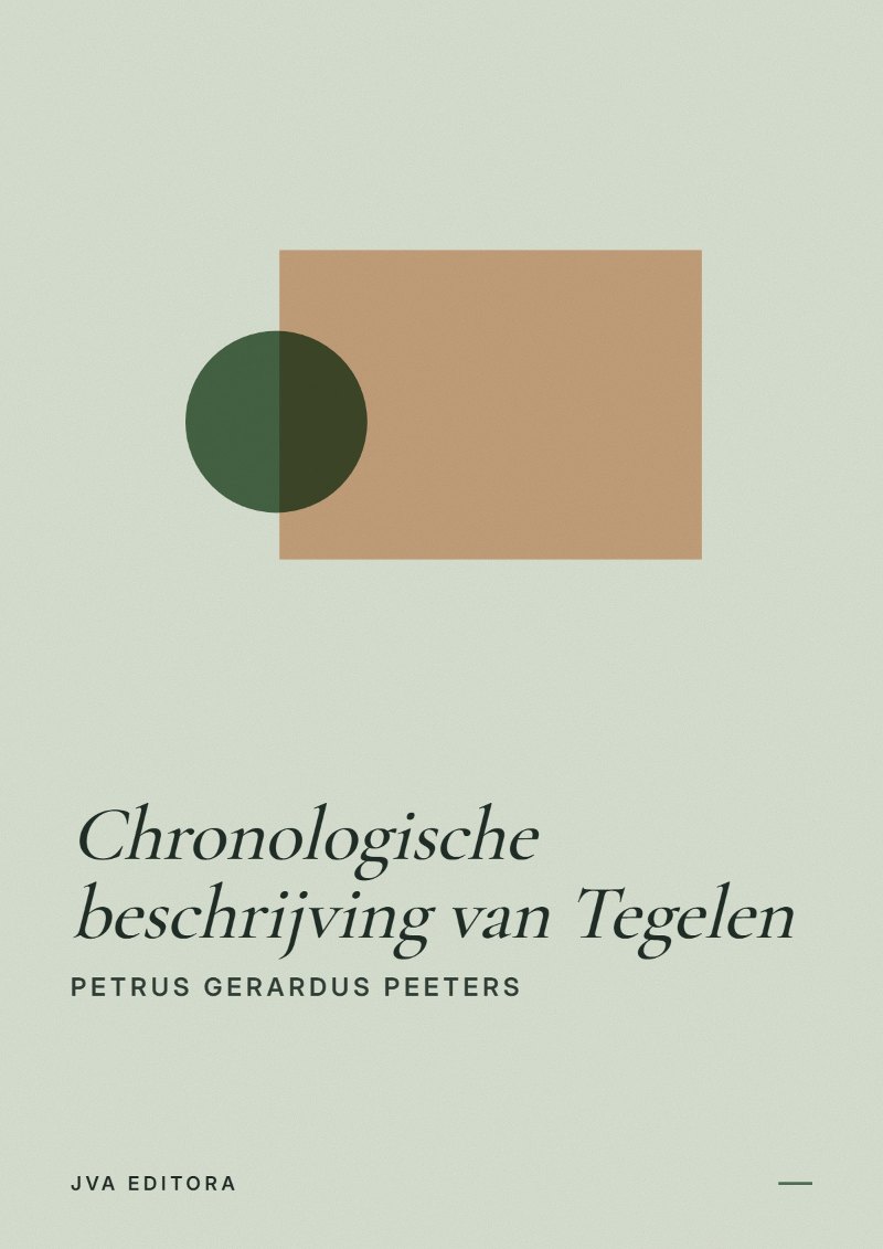 Capa de Chronologische beschrijving van Tegelen