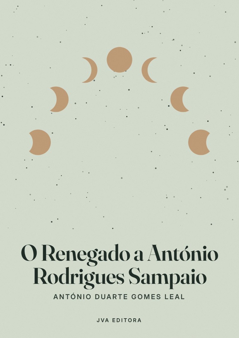 Capa de O Renegado a António Rodrigues Sampaio