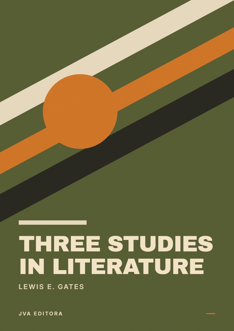 Capa de Three studies in literature