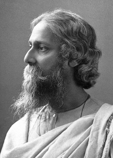 Retrato de Rabindranath Tagore