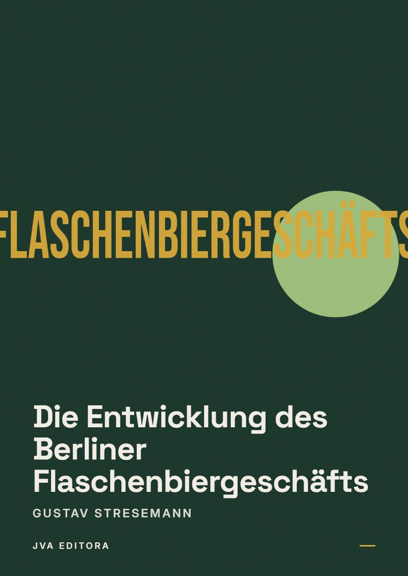 《Die Entwicklung des Berliner Flaschenbiergeschäfts》封面