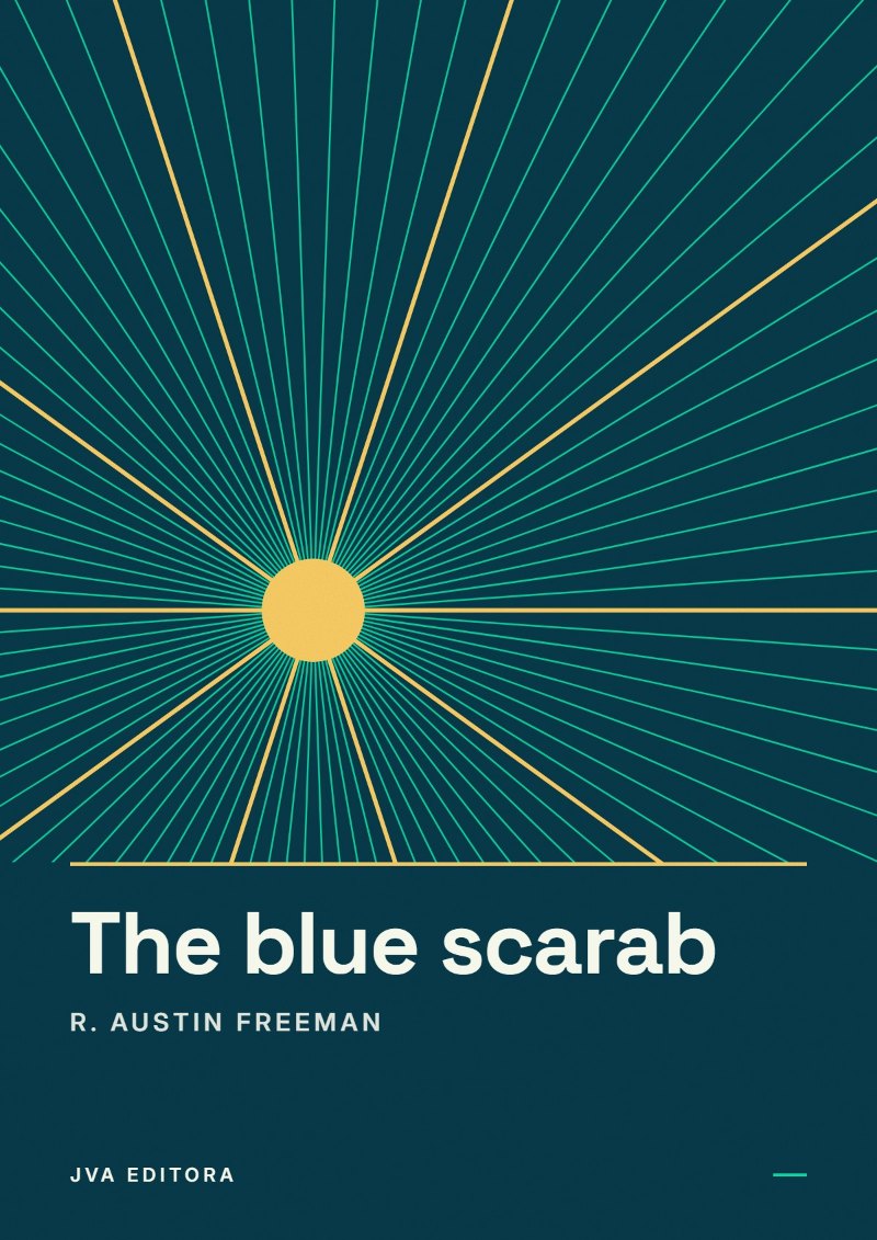 Portada de The blue scarab