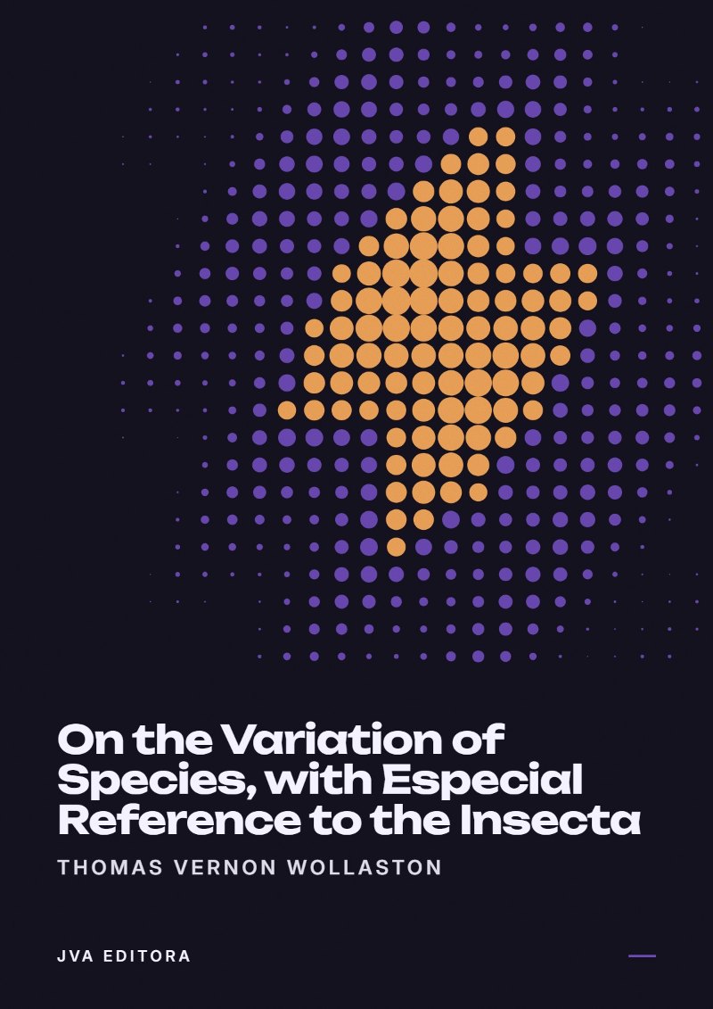 Portada de On the Variation of Species, with Especial Reference to the Insecta